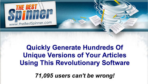 Product picture The Best Spinner - the most powerful article spinner softwar